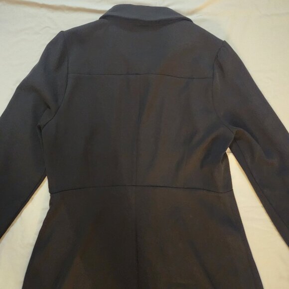 NWT Forever 21 Button Up Dress Black Long Sleeve Size XL Collared Short - Picture 5 of 5